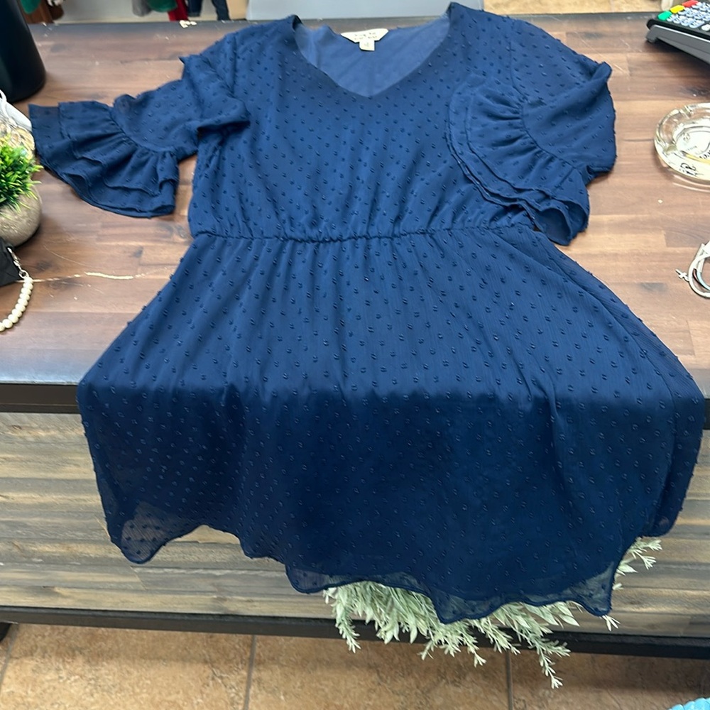 Krazy Kat Bell Sleeve Dress
